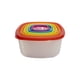 thumbnail image 2 of Contenedores Para Alimentos Ideen De Plástico Cuadrados Juego De 7 Piezas 200 a 5200 ml, 2 of 4