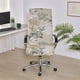 thumbnail image 5 of Funda para silla de oficina con cremallera, funda para silla giratoria para computadora, funda protectora elástica para silla de hotel con reposabrazos unidos, 5 of 6