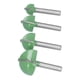 thumbnail image 2 of Broca para ranurar, 4 piezas, para caja de encastre, broca para ranurar de punta redonda, herramientas de corte para carpintería, características líderes en su clase, 2 of 8
