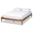 thumbnail image 1 of Baxton Studio Laure Mid-Century Wood Platform Full Bed in Ash and Walnut, 1 of 9
