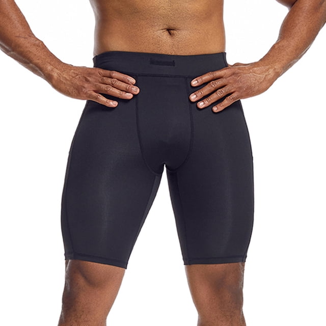 AherBiu Compression Shorts for Men Gym Athletic Running Sport Shorts Slimming Performance Underwear