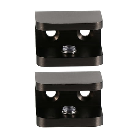 

2pcs Glass Shelf Bracket Square Glass Holding Bracket For Staircase Handrail