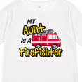 thumbnail image 4 of Inktastic My Aunt is a Firefighter with Fire Truck Boys or Girls Long Sleeve Toddler T-Shirt, 4 of 5