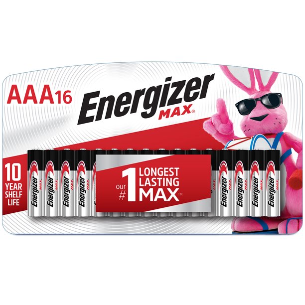 Energizer MAX AAA Batteries, Alkaline Triple A Batteries (16 Pack