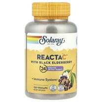 Solaray Reacts C Vitamin D with Elderberry - 120 VegCaps