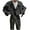 Black Cropped Jacke, variant on YLSDY Men's Cropped Jacket Button Up Belted Trench Coat Long Sleeve Outerwear Black XXL