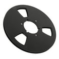 thumbnail image 2 of Carrete de cinta vacío de aluminio de 3 orificios, 1/4 de pulgada x 10 pulgadas, carrete abierto para grabación de sonido, ideal para carretes NAB, negro, 2 of 8