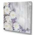 thumbnail image 2 of Designart "White And Purple Magnolia Flowers I" Floral Magnolias Canvas Art Print, 2 of 5