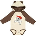 thumbnail image 3 of Inktastic Pirate Skull and Crossbones Boys or Girls Long Sleeve Baby Bodysuit, 3 of 5