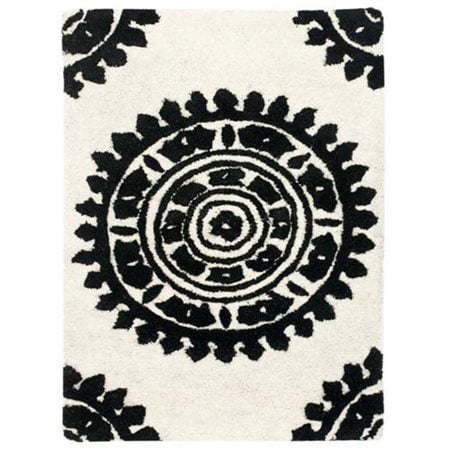 Safavieh Soho Aubrey Wool Rug, Ivory/bla