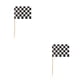 thumbnail image 2 of Advancent 100 piezas de accesorios de charcutería, palillos de de carreras, banderas, adornos para coches de carreras, comida, comedor, Type2 NO2, 2 of 6