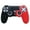 Black and Red, variant on Suitable for Compatible with PS4 Controller Silicone Case P4 SLIMO PRO Color-Block Camouflage Case PS4 Controller Protective Case Two-Color Soft Silicone Shell Case