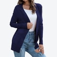 thumbnail image 5 of Labakihah coats for women Women's Cardigans With Pockets Casual Lightweight Open Front Cardigan Sweaters Blue L, 5 of 8