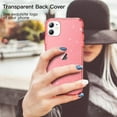 thumbnail image 7 of JETech Glitter Case for iPhone 11, 6.1-Inch, Bling Sparkle Shockproof Phone Bumper Cover, Cute Sparkly for Women and Girls (Red), 7 of 7