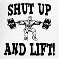 thumbnail image 3 of CafePress - Shut Up And Lift Weightlifting Men's Light Pajamas - Men's Light Loose Fit Cotton Pajama Set, 3 of 7