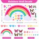 thumbnail image 3 of Decoración de pared bohemia de arcoíris, extraíble e impermeable para dormitorio infantil, fácil de aplicar y quitar, 34 piezas, 3 of 6