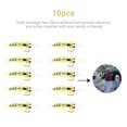 thumbnail image 2 of Wosthever 10 piezas de cebos de pesca artificiales cebo en forma de camarón altamente realista señuelo de pesca de PVC 4 cm/1,57 pulgadas Pescar, 2 of 6