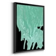 thumbnail image 2 of Teal Cascade I Premium Framed Print, in Gold, Black, or Silver - Ready to Hang, 2 of 9