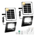 thumbnail image 1 of 2pz Lámpara Solar Exterior Con Reflectores Led Para Jardín Xtellar negro, 1 of 3