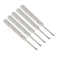 thumbnail image 1 of Dead Skin Remover Fork, Stainless Steel 5pcs Fine Trimming Fork Cuticle Pusher  for Home Use, 1 of 8