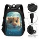 thumbnail image 3 of Easygdp Cute Swimming Guinea Pig Mochila para Laptop de Viaje con Puerto USB, Mochila para Laptop con Puerto de Carga USB para Mujeres y Hombres, 3 of 7