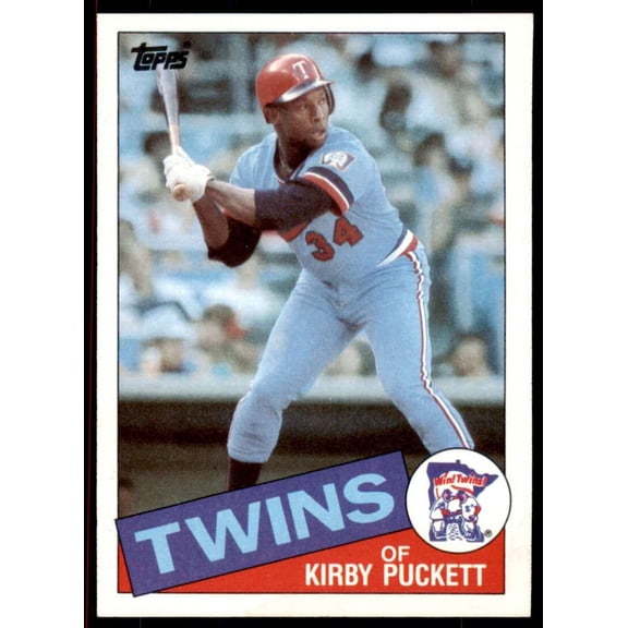 Kirby Puckett Rookie Card 1985 Topps #536