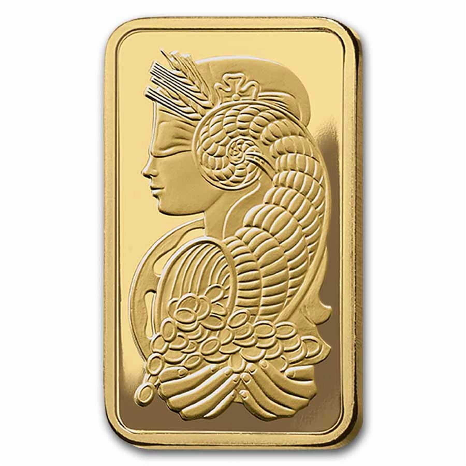 50 gram Gold Bar - PAMP Suisse Lady Fortuna Veriscan (In Assay)