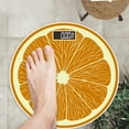 thumbnail image 1 of RKSTN Smart Electronic Scale Fruit Pattern Household Weight Scale Glass Panel Usb Charging With Temperature Measurement Function Orange, 1 of 5