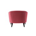 thumbnail image 4 of Lia Mid-Century Barrel Accent Chair Garnet Rose, 4 of 10