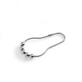 thumbnail image 3 of Rust Resistant Double Glide Metal Shower Curtain Hook Rings Silver 12Pc Set, 3 of 5