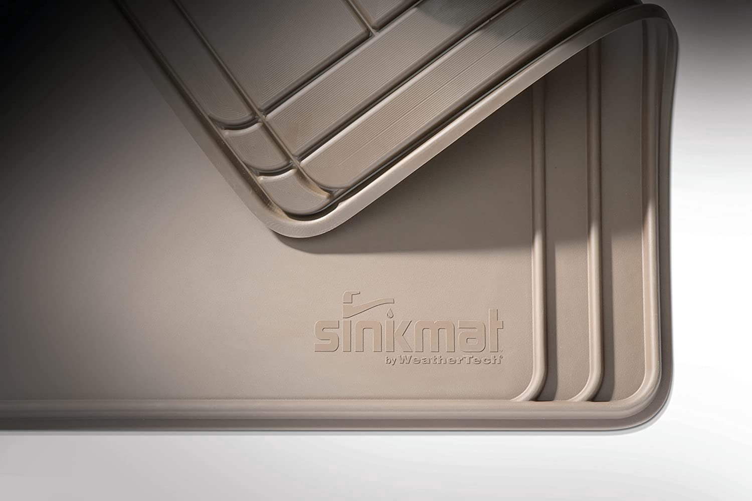 WeatherTech SinkMat Waterproof Under The Sink Bathroom Vanity Mat, 28 by 19, Tan