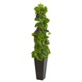 thumbnail image 1 of Nearly Natural 8075 Grape Leaf Artificial Plant in Black Planter, 1 of 1
