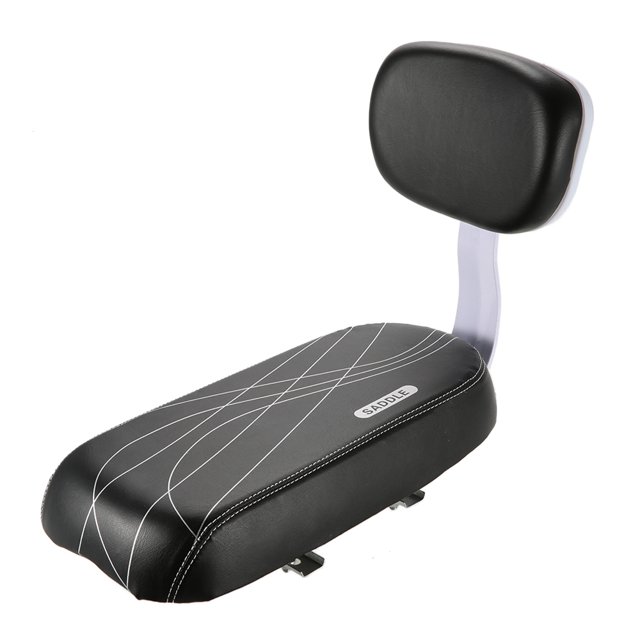 Asiento trasero de bicicleta asiento trasero de la bicicleta de la bici MTB de cuero de la PU del amortiguador trasero suave del estante del asiento de la Asiento con Respaldo Maboto Asiento trasero de bicicleta