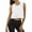 White, variant on MRULIC tank top for women Women Crop Top Sleeveless Racerback Workout Gym Solid Shirt Yoga Athletic Tank Womens tank tops Black + L