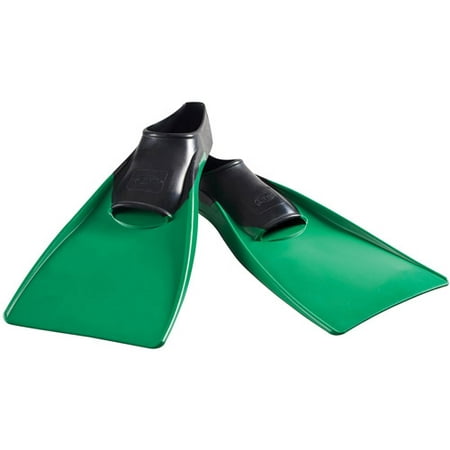 FINIS Long Floating Fin in Black/Grass Green, Size