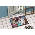 thumbnail image 2 of Carolines Treasures PJC1064MAT Buddy Buddies Easter Rabbit Door Mat Indoor Rug or Outdoor Welcome Mat 18x27 Doormat, 2 of 4