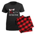 thumbnail image 5 of CafePress - NB_Black Russian Terrier Women's Dark Pajamas - Women's Short Sleeve Print T-Shirt and Pants Dark Cotton Pajama Set, 5 of 7