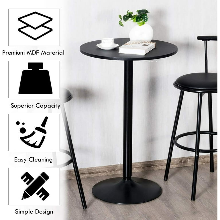 バーテーブル　40φ Amazon.com: FDW Bistro Pub Table 40 Inch Height Cocktail