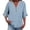 Light blue, variant on Summer Tops for Women Kelon Women's Tops Short Sleeve Shirts V Neck Boho Tops Business Casual Fashion Outfit Going Out Outfits Y2k Clothes, S