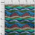 thumbnail image 2 of oneOone Rayon Green Fabric Floral Sewing Material Print Fabric By The Yard 56 Inch Wide, 2 of 5