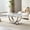 Silver+White + MDF+Steel, variant on ChenyueFurn Modern Rectangular Marble Coffee Table,Silver+White