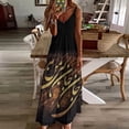 thumbnail image 4 of Calligraphy of A Persian Poem Sleeveless Dress Dresses Women Summer Women's Summer Clothing, 4 of 9
