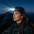 thumbnail image 4 of Lampe Frontale pour Aventures en Plein Air Mains Libres Faisceau Lumineux USB‐C Rechargeable Phare Léger Camping Randonnée Course de Nuit, 4 of 7