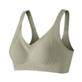 thumbnail image 2 of Guluxicc Wireless Bras for Women with Adjustable Straps, Bralette with Pads, Green, 36B/36C, 2 of 8