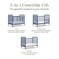thumbnail image 5 of Namesake Liberty 3-in-1 Convertible Spindle Crib with Toddler Bed Conversion Kit, 5 of 8