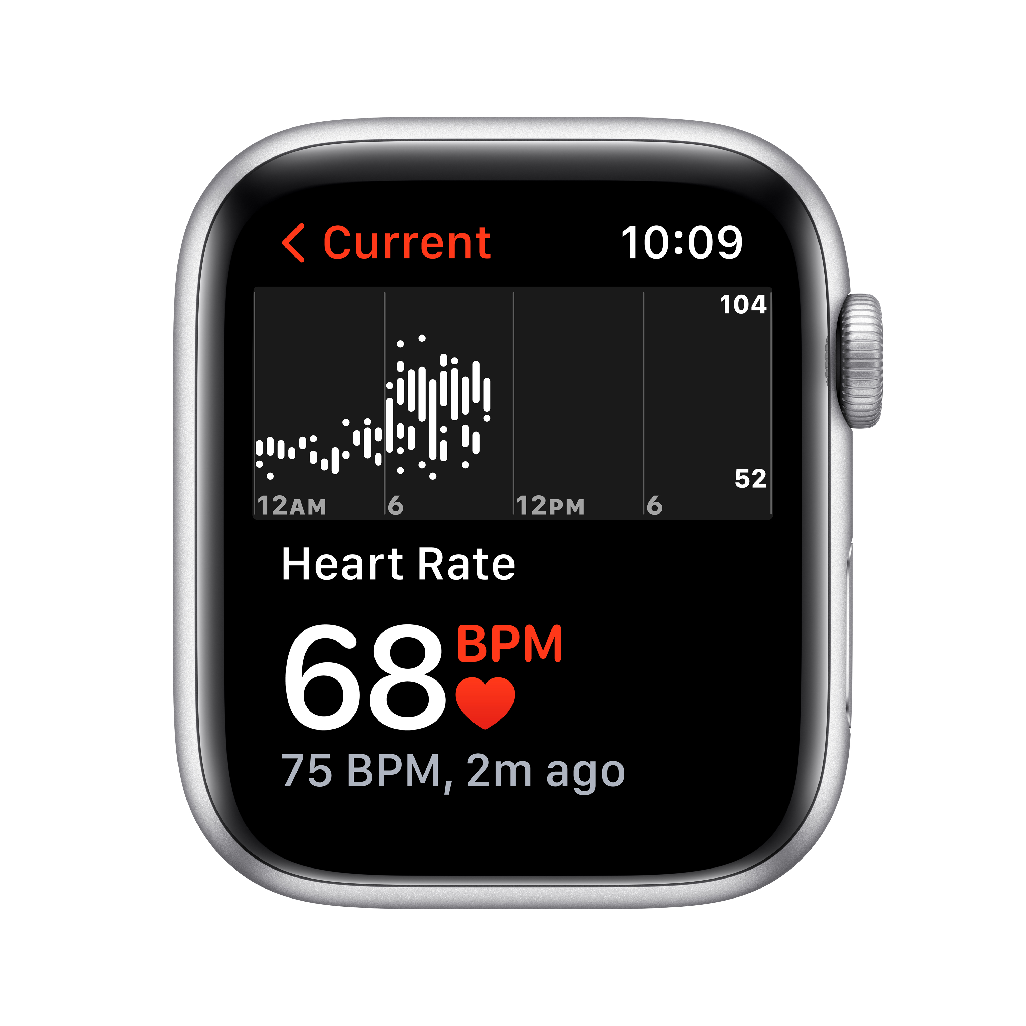 Apple Watch SE (1st Gen) GPS, 44mm Silver Aluminum Case with Abyss Blue Sport Band - Regular - image 4 of 9