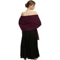 thumbnail image 1 of ORUYROP Châle Foulard Enveloppements Doux Chiffon Dentelle Pashmina pour Robes de Soirée pour occasions Formelles, 1 of 6
