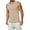 Khaki, variant on Jgppe Men's Slim Workout Shirts Sleeveless Knit Ribbed Summer Tank Tops Solid Color Muscle Undershirt