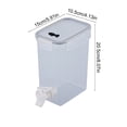 thumbnail image 3 of Portable Water Dispenser With Faucet, Compact Plastic Beverage Container, Refrigerator Juice Pitcher, Fruit Tea Cold Drink Bucket, Camping Drink Storage Jug Leakproof Sealed Design, 3 of 7