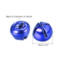 thumbnail image 2 of Jingle Bells, 5/16"(8mm) 80 Pack Small Bells for Crafts DIY Christmas, Dark Blue, 2 of 5